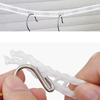 Foshine Clothesline 5m 1.64ft Length 2 Pack Clothes Drying Rope - color: White,red, size: 2 Pack