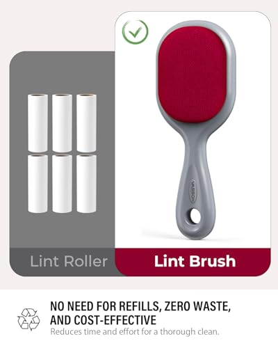 VASSON Double-Sided Lint Brushes for Clothes & Pet Hair Remover