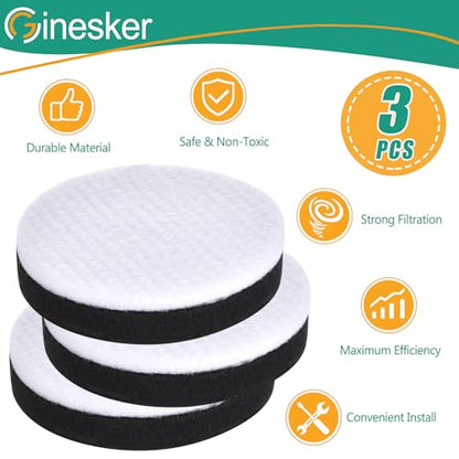 Replacement Filter for Eureka NEU100 Airspeed NEU10AE4 NEU102 NEU10AE5 NEU10AE2 Compact Bagless Upright Vacuum, Compare to Part # E0106(3 Pack)