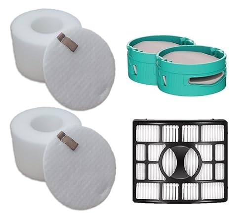 2+1 Filter Kit For Shark Lift-Away with PowerFins HairPro & Odor Neutralizer Technology Upright Multi Surface Vacuum ZD550 ZD552. Includes 2 Odor Eliminating Cartridges 1541FC3000