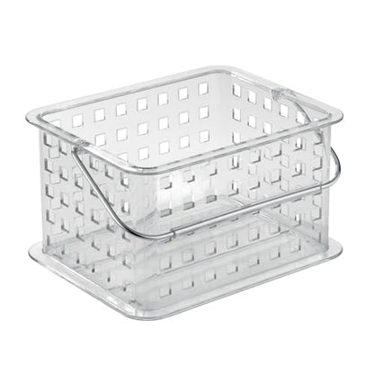 iDesign Small Clear Shower Caddy with Handle - style: Pack of 1
