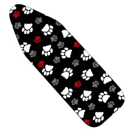 Nuxovilar Pet Paw Prints Ironing Board Cover 15x54 Polyester - color: Yve00925