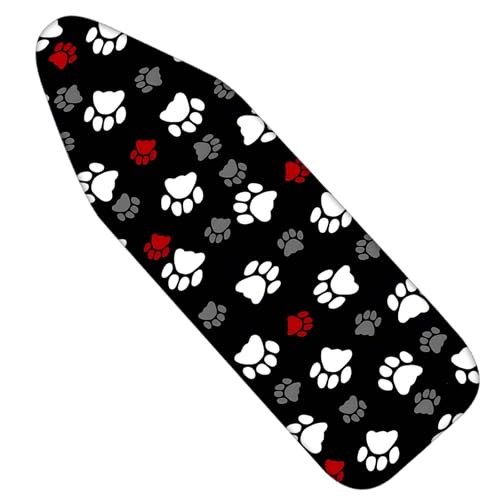 Nuxovilar Pet Paw Prints Ironing Board Cover 15x54 Polyester - color: Yve00925