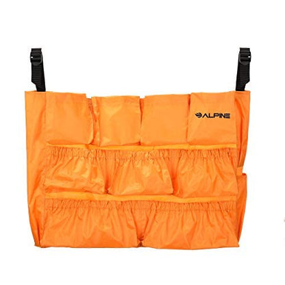 Alpine Trash Can Caddy Bag for Commercial Cleaning with 12 Pockets - size: 1-pack