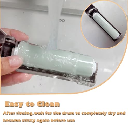 Mini Reusable Lint Roller 6 Pack, Washable Sticky Gel Lint Remover, Grey - color: 6 Pack, Grey