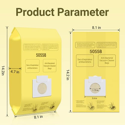 50558 Canister Cleaner Bag Replacement for Kenmore Vacuum - style: 45 Pack