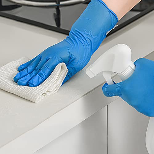 Daddy's Choice Nitrile Gloves 100Pcs 1000 Pcs Disposable Blue, Small/Medium/Large/XLarge, No Latex No Powder - size: Medium (Pack of 100), style: Blue-100 Pcs
