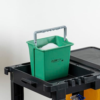 Restaurantware 6 qt Green Cleaning Bucket - color: Green, size: 6 Quarts