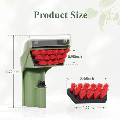 2-Pack Tough Stain Brush Tool Replacement Part for Bissell Little-Green Upright & Portable Carpet Cleaner, Compatible with 1400B, 1425, 1400, 1400W Models & More
