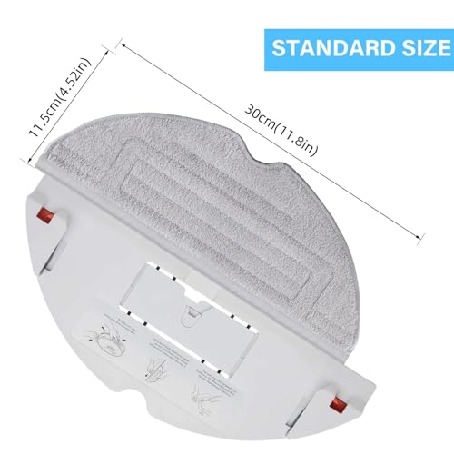6 Pcs Mop Pad for Roborock S8/S8+/S7/S7+/MaxV/Plus/Ultra/Pro Ultra Vacuum