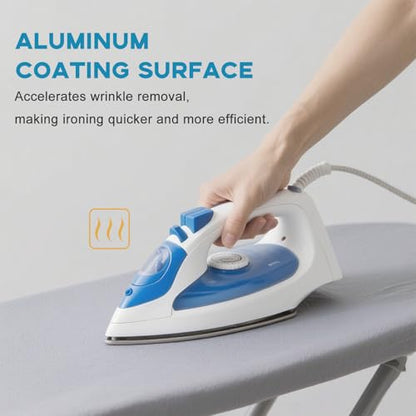 RAINHOL Ironing Board Cover and Pad 15x54, Grey Standard Size - color: Gray, size: 54"L x 15"W