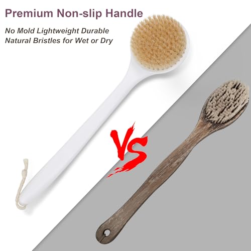 OWIIZI Long Handle Back Scrubber for Shower Bath Brush for Men Women