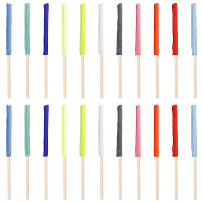 22 PCS Microfiber Detail Duster Sticks, Mini Duster Crevice Cleaning Tool for Car Air Vents, Blinds, Fans, Windows, Small Spaces, Gap Dust Cleaner
