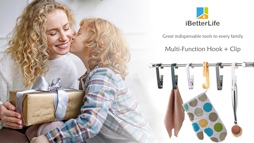 iBetterLife 4Pcs Laundry Hooks Hanging Clips Heavy Duty Outdoor Clothes Pins, Closet Organizer Single Clip Hangers Clamps Socks Boot Bras Underwear Kids Towels for Bathroom Wardrobe Kitchen Office - color: Purple, 4 Pack Laundry Hooks Hanging Clips