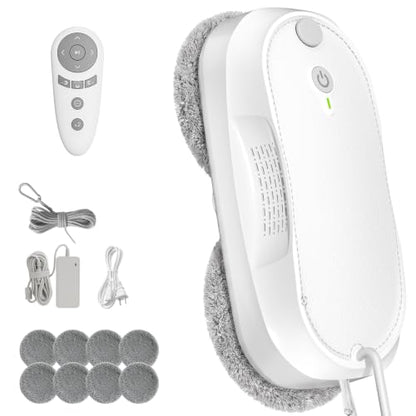 KKI Window Cleaning Robot, Auto-Dual Spray,for High-Rise Windows 4min/㎡ - color: White-gray