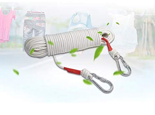 Portable Travel Clothesline - 32-ft Adjustable Clothes Drying Rope for Indoor Outdoor Laundry, Perfect Windproof Hanger for Camping, Travel & Home Use