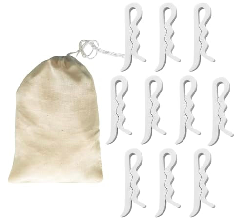Laundry Buddy® for Bed Sheets and More - Bed Sheet Detangler - No More Tangles, Wads, or Wet Sheets - Your New Laundry Helper! - Made in America - BPA Free - Bleach Safe - Heat Safe - size: 10 Count (Pack of 1)