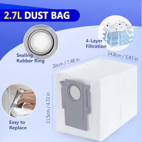 31 Pcs Z70 Replacement Accessories Compatible with Roborock - color: for Saros Z70