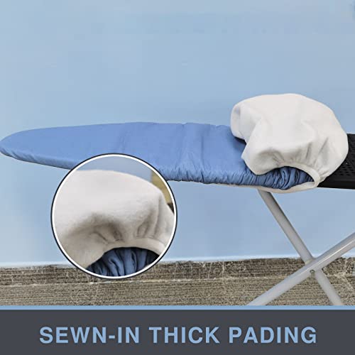 VividPaw Ironing Board Cover and Pad Small Size 13x43, 12x42, Thick Padding - color: Blue, size: 13" x 43"