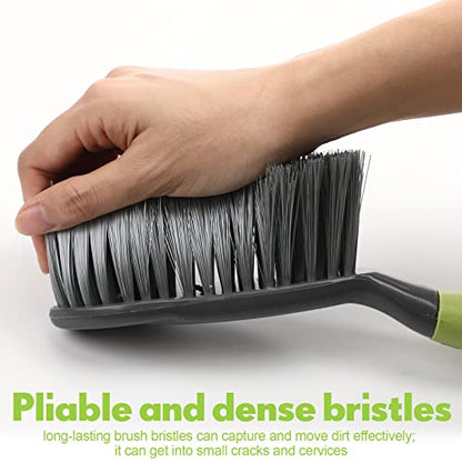 Zopeal 4 Set Dustpan and Brush Set, Small Handheld Broom for Home Kitchen