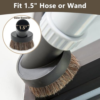 1.5" Vacuum Dust Brush Attachment Compatible with Pro Team Backpack Vacuum