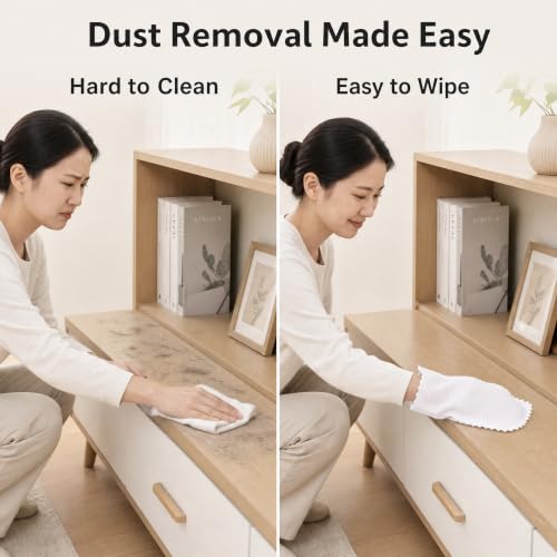 10PCS Home Dust Removal Non Woven Gloves, Dry And Wet Dual-Purpose Cloth, Household Dishwashing And Dust Removal Cloth