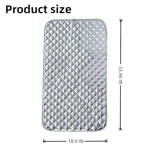 Magnetic Ironing Mat, 1 Pack, 33 x 19 in, 4-Layer Cotton Pad