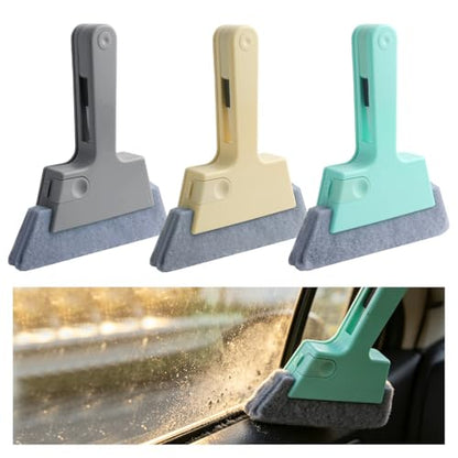 3PCS 4-in-1 Magic Window Track Cleaner Tool, Car Window Sill Cleaner Tool