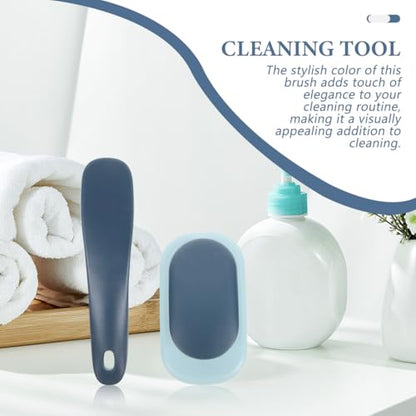 ABOOFAN Laundry Scrub Brush Soft Bristle Shoes Cleaning Brush for Stains Shoe Bottom Cleaner and Clothes Washing Ergonomic Hand Grip Pbt Cleaning Tool for Home Use