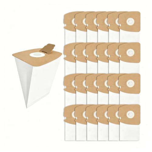 24 Pack Style MM Vacuum Bags Compatible with Eureka Mighty Mite 3670 and 3680 Series Canister Vacuums,Replaces Part #60295, 60295A, 60295B, 60295C, 60296, 60297A–Multi-Layer Micro Filtration