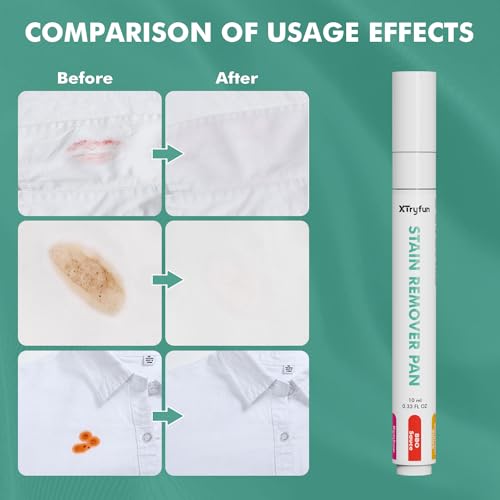 Stain Remover Pen for Clothes, Portable & Safe Stain Sticks-2 Count