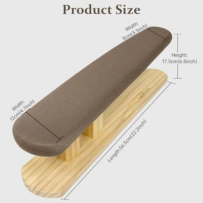 Sleeve Ironing Board for Sewing, Padded Chest & Sleeve Tailor Ironing Stool with Wooden Base, Sleeve Pressing Board for Household Tools, Tailor Dress Forms, Sewing and Tailoring Studio, Gray - style: Single-Sided Gray
