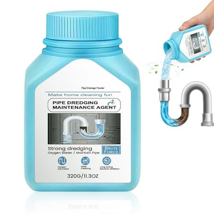 Drain Clog Remover Powerful, Sink Drain Hair Clog Remover Cleaner, Strong DrainCleaner for Kitchen, Shower Pipes and Drains