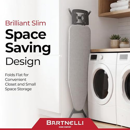 Bartnelli Extreme Stability Ironing Board & Iron Rest 43x13 Iron Surface