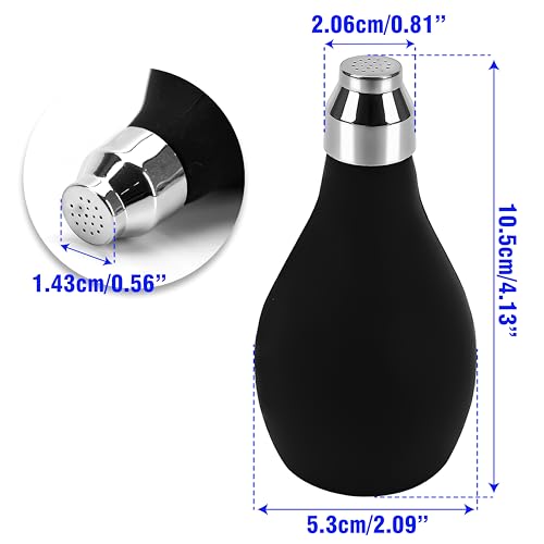 Powder Barber Spray Bottle, Empty Dispenser Blower, 3.38oz/100ml Refillable Hair Fiber Applicator Use Dry Shampoo, Gently Release Cornstarch Onto Neck Area, Make Client Comfortable After Hair Cut