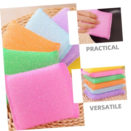 20pcs Non Scratch Kitchen Dish Scrubbers with Ultra Fine Sponges Scratch Scrub Pads for Pots Pans and Hard Surfaces Odorless for Household Cleaning Random Color