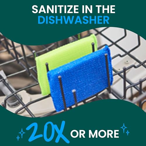 Scotch-Brite Blooms Dobie Scrubbing Pad, 2 Pack