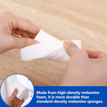 Magic Cleaning Sponge Eraser, 20 Pack Melamine Sponges 2X Density - color: White（20pcs）, size: 3.93x2.36x0.79in