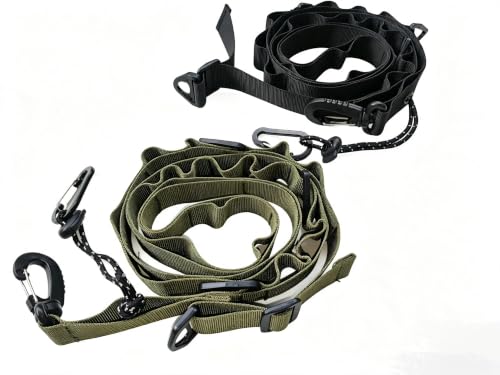 2-Pack Multifunctional Camping Utility Hanging Straps, Adjustable Tent Ropes, Outdoor Backpack Crossbody Shoulder Straps for Gear Storage, Trekking, Hammock Hanging Accessories