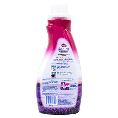 Clorox Scentiva Liquid Fabric Softener, Tuscan Lavender & Jasmine, 41 Fl Oz - size: 41 Fl Oz (Pack of 1)