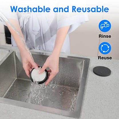 Hepa Filters Compatible With Laresar Elite 3/WLUPEL KBHO15 Vacuum Cleaner (4 Filters+4 Sponges)