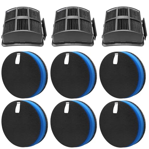 2998 Filter Kit Fit for Bissell 2998 Multiclean Lift-Off Pet Vacuum, Fit for Bissell 2998 2999 2849 3000 3057 2849 28524 2920 3059 3399 2852 3125W 31269 Vacuum, Part 1625641 - size: 3+6 Pack