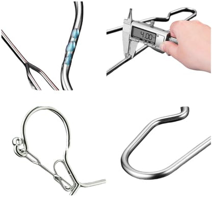 4mm Lockable Coat Hangers Heavy Duty Windproof Clothes Hanger