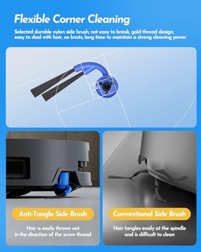 X9 Pro Omni Accessories for ECOVACS DEEBOT T80S Omni/X9 Pro Omni/S16 Plus - color: X9 Blue