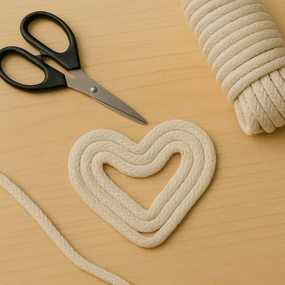 100 Ft Heavy Duty Braided Cotton Rope Clothesline Approximately #6 1/4" 6 mm Multi Purpose Home Boat Camping - size: Size #6