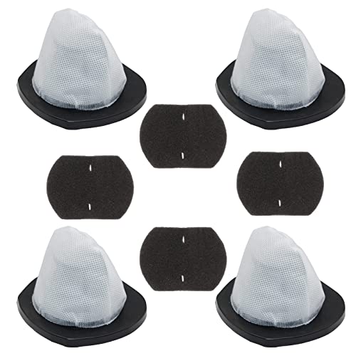 4 Sets 2030 Vacuum Dust Filters Replacement for Bissell Vacuum Cleaners 2030, 2030L, 20303, 20306, 20307, 20309, 2030H, 2030V, 2030X, 2030Z - size: 4 vacuum filters with 4 foam filters