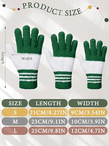 Patelai 3 Pairs Microfiber Dusting Gloves for Plants Leaf, Small - color: Dark Blue, Gray, Khaki, White, size: Small