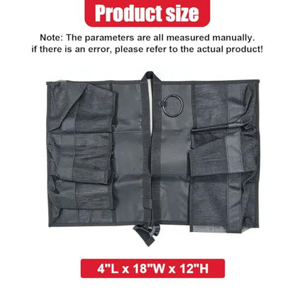 Craedli 5 Gallon Bucket Tool Organizer Bag Car Wash Caddy with Mesh Pockets