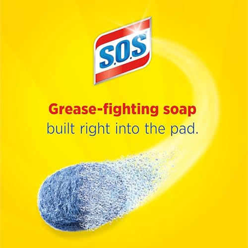 S.O.S Steel Wool Soap Pads, 10 Count - size: 10 Count