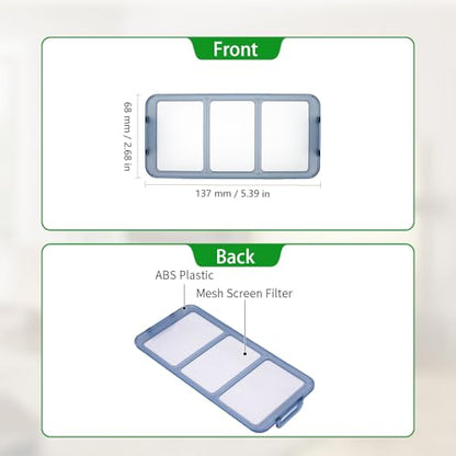 Pre-Filters for eufy 11S 12 15C 15T 25C 30 30C 35C R450 R500, 2-Pack